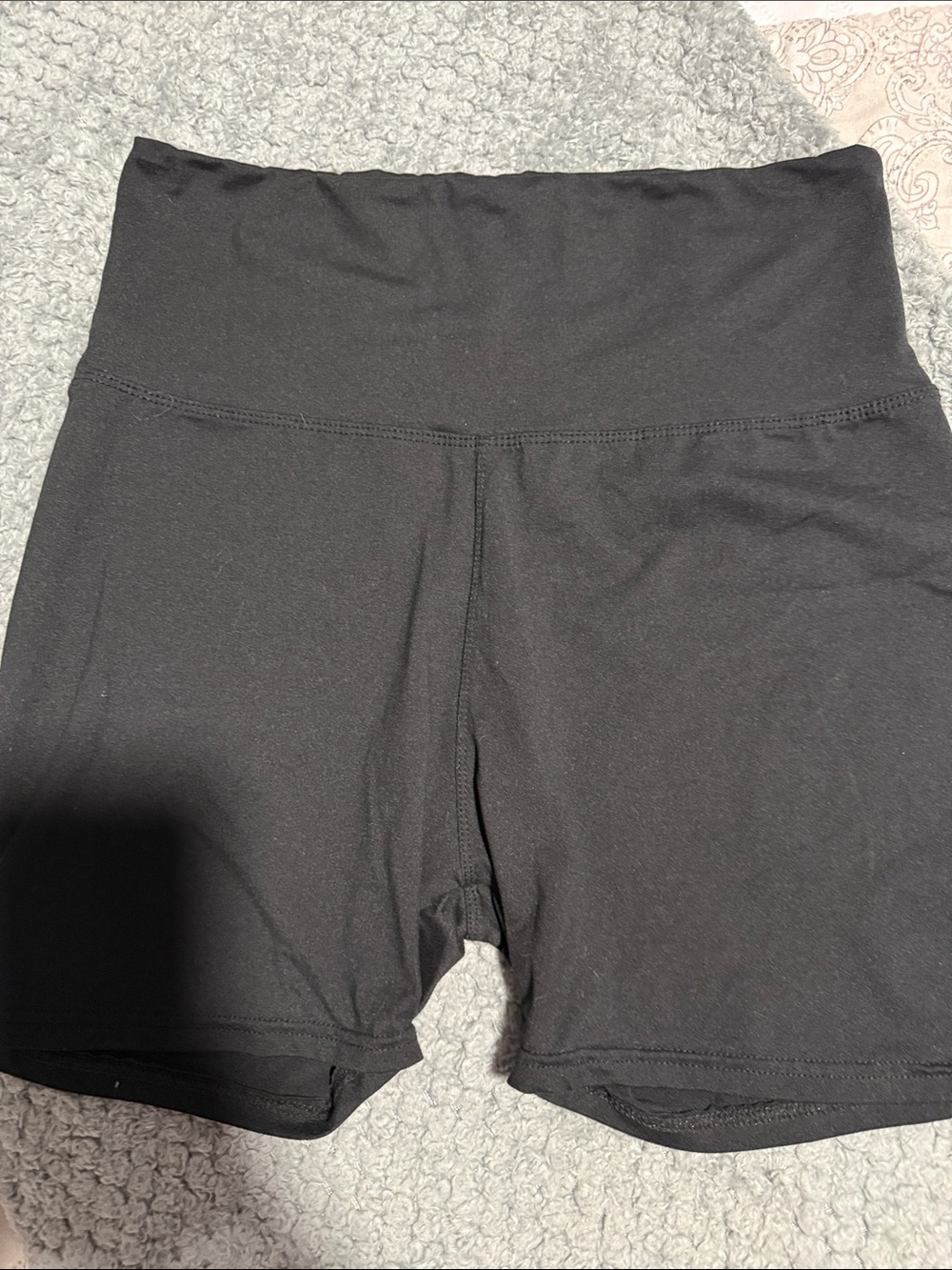 Amazon Black High-Waist Bike Shorts